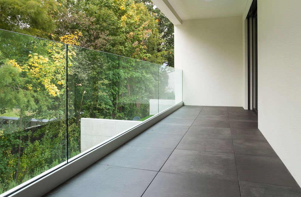 Bild von einem Balkon